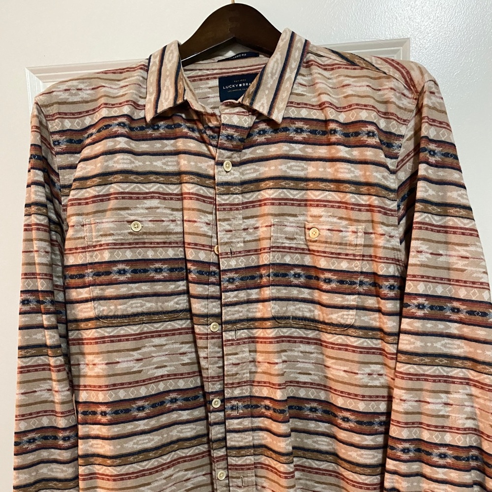 Lucky brand button down sz L